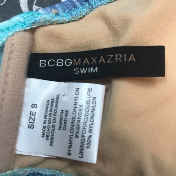 BCBG Blue Monokini Size Small - Picture 5 of 6